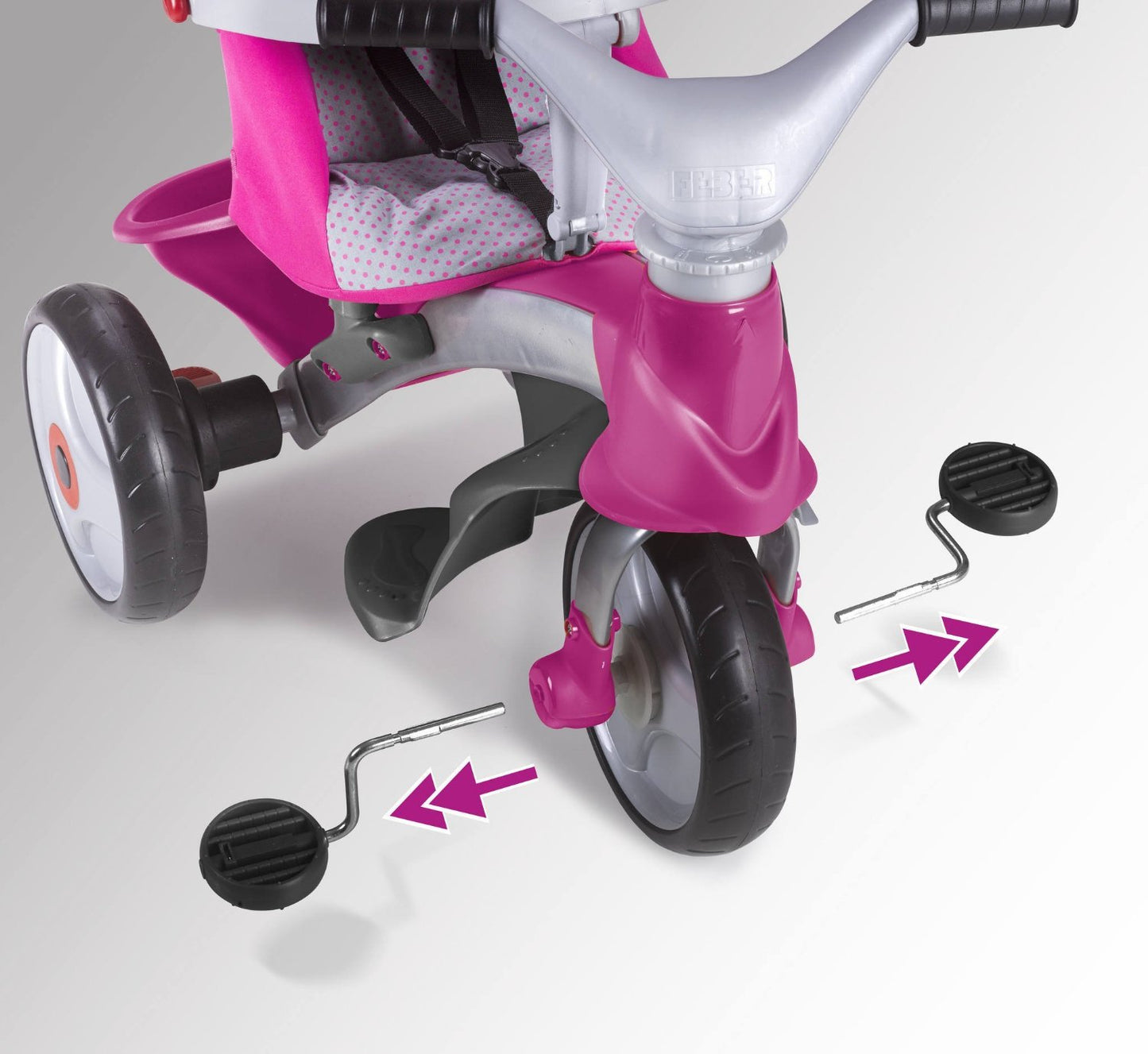 BABY TRIKE EASY EVOLUTION PINK