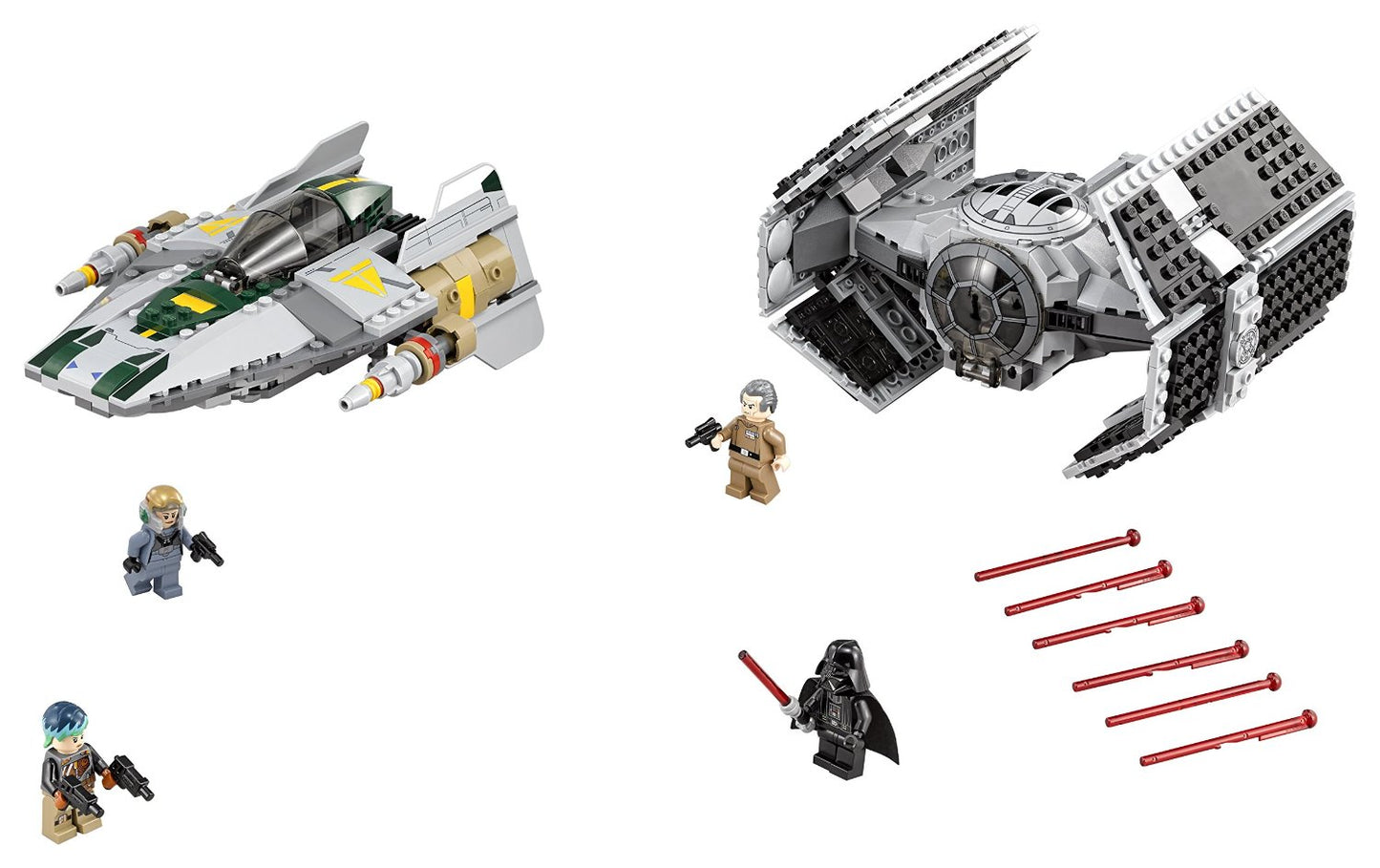 SW TIE ADVANCED DI VADER VS A-WING