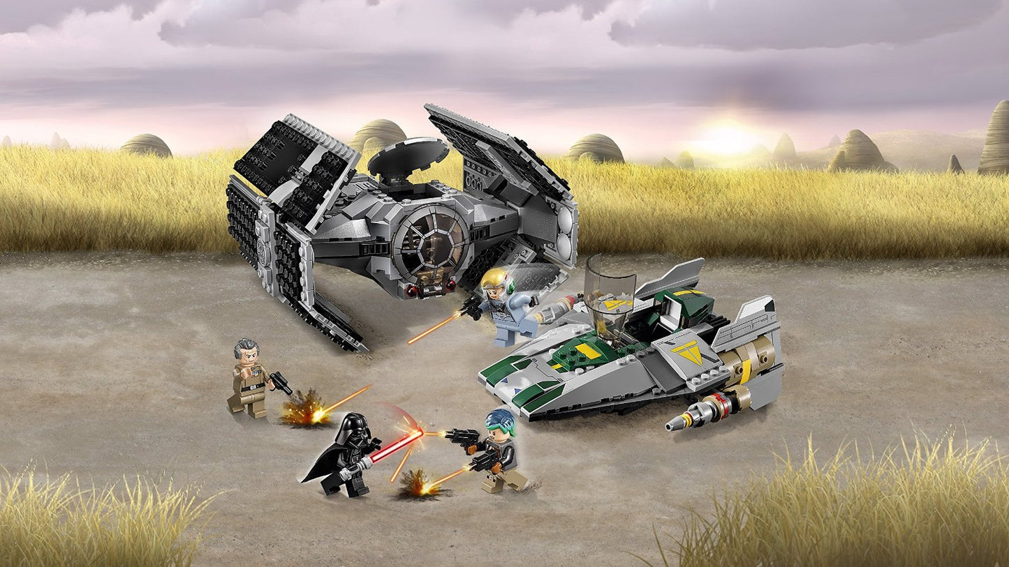 SW TIE ADVANCED DI VADER VS A-WING