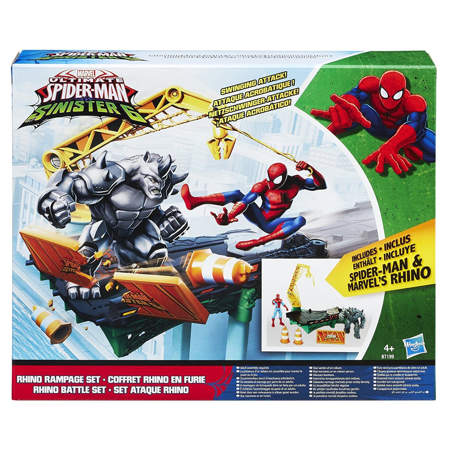 SPIDERMAN SPD WEB CITY RHINO RAMPAG