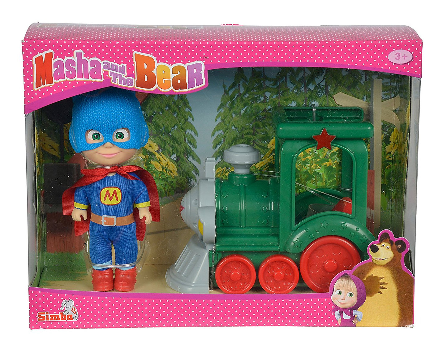 MASHA SUPEREROE CON TRENO
