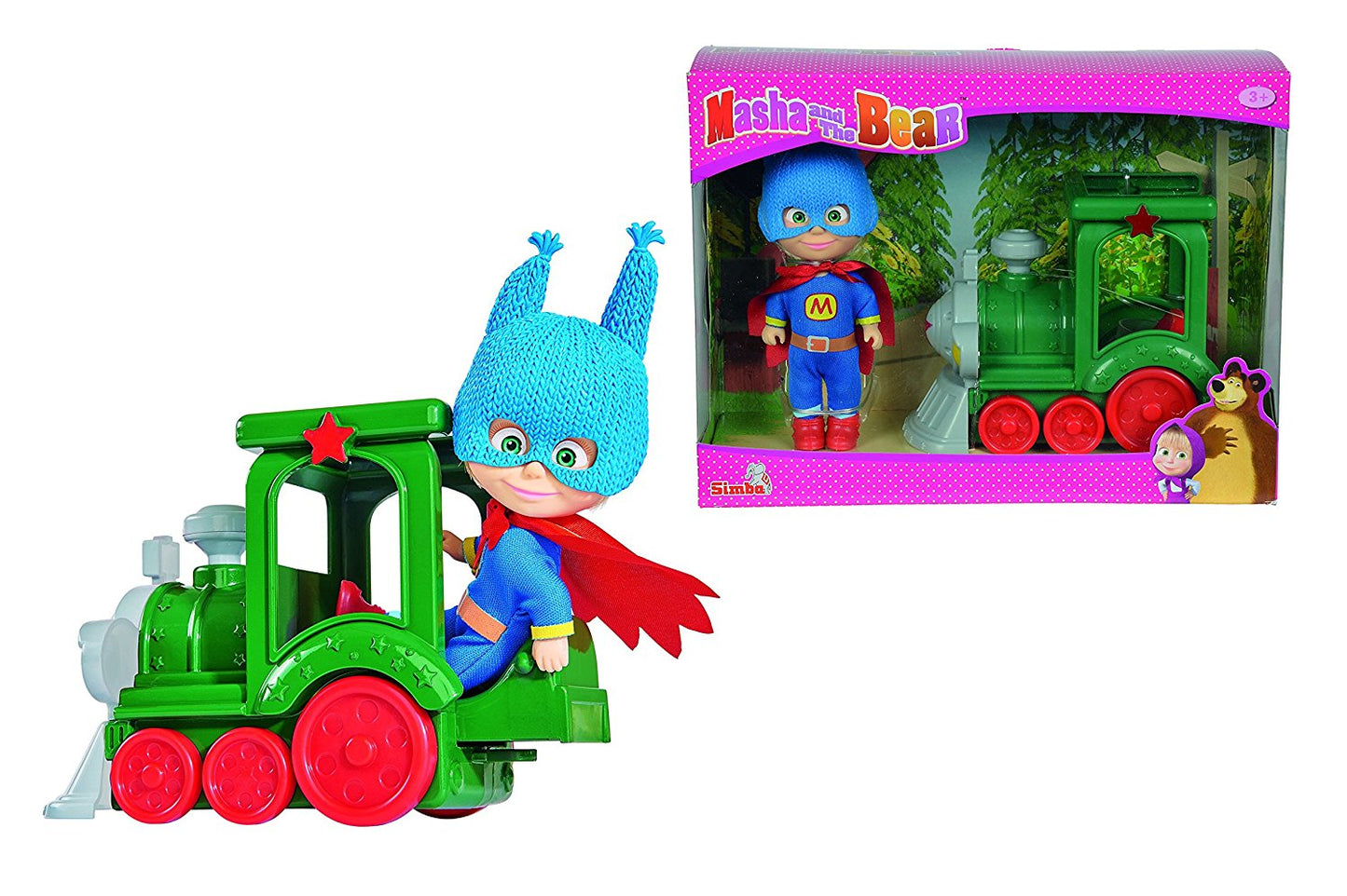 MASHA SUPEREROE CON TRENO