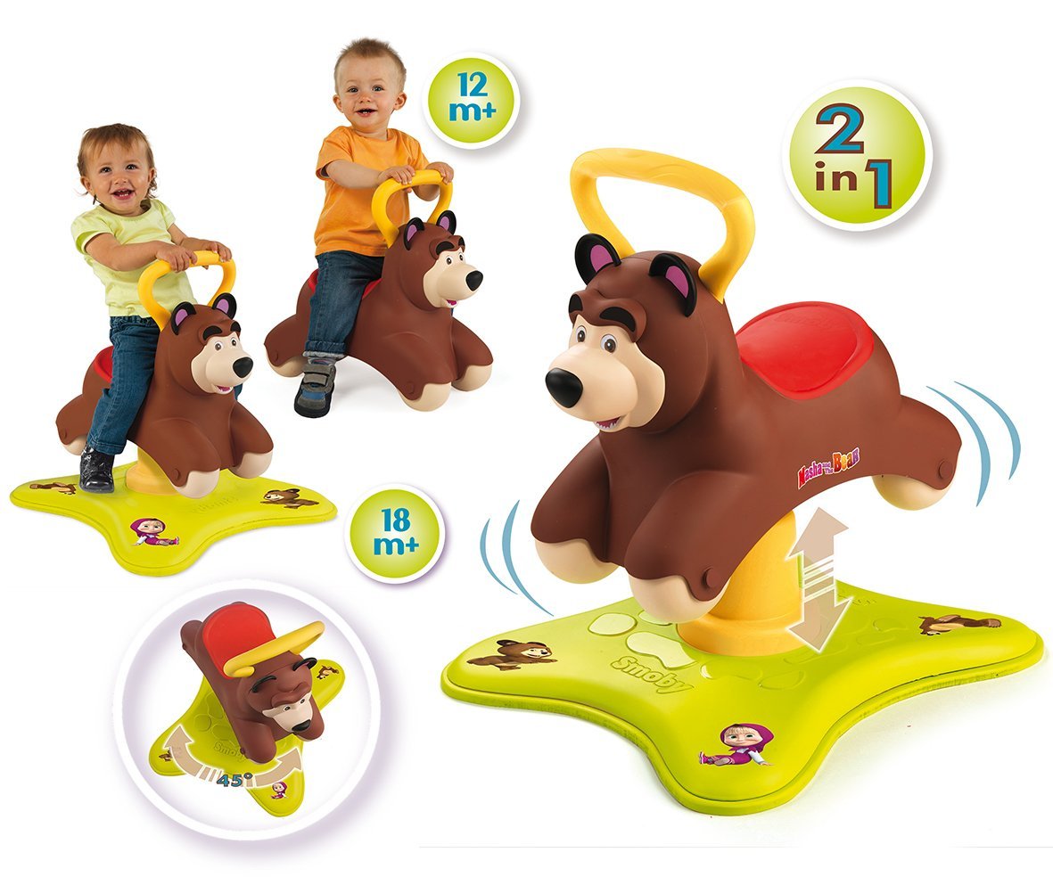 MASHA ORSO 2IN1 DONDOLO CAVALCABILE
