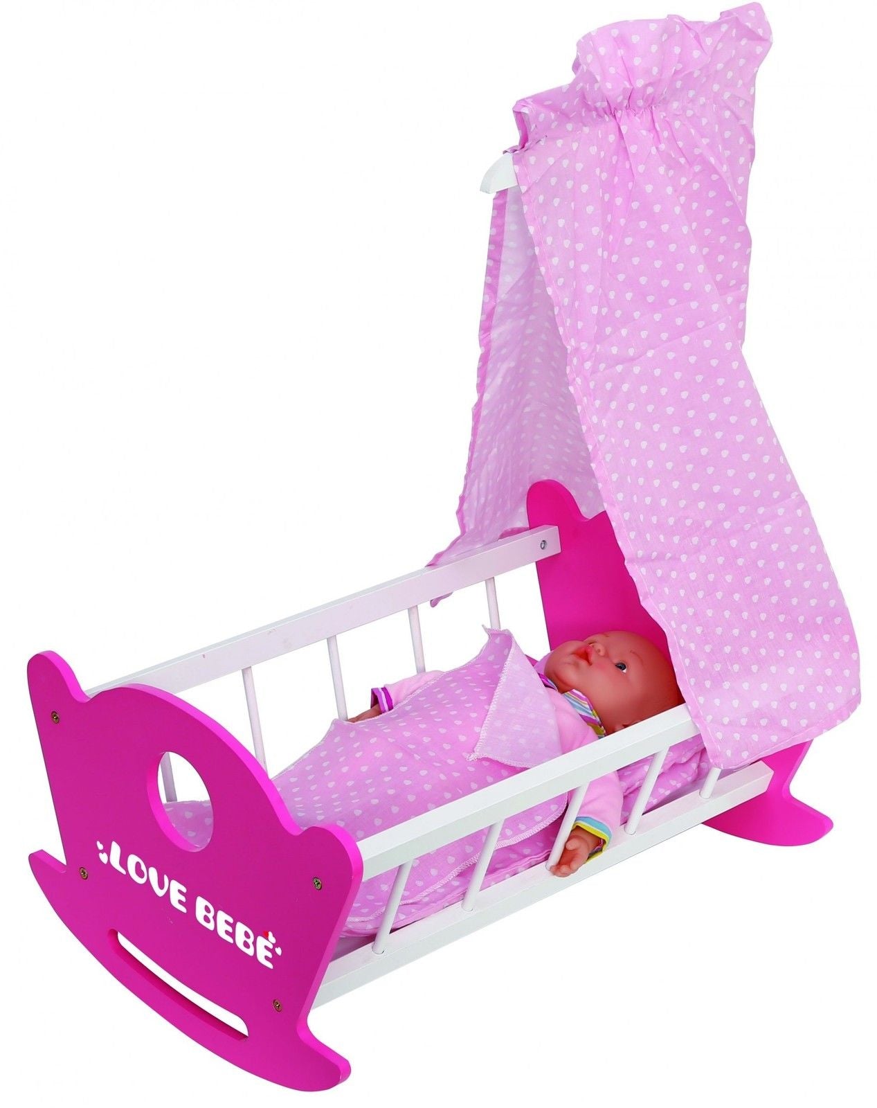 LOVE BEBE' CULLA IN LEGNO