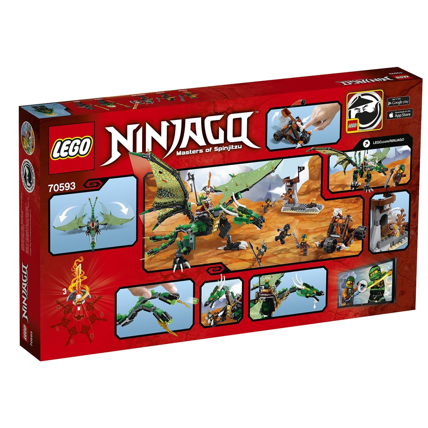 DRAGONE NRG VERDE NINJAGO 70593