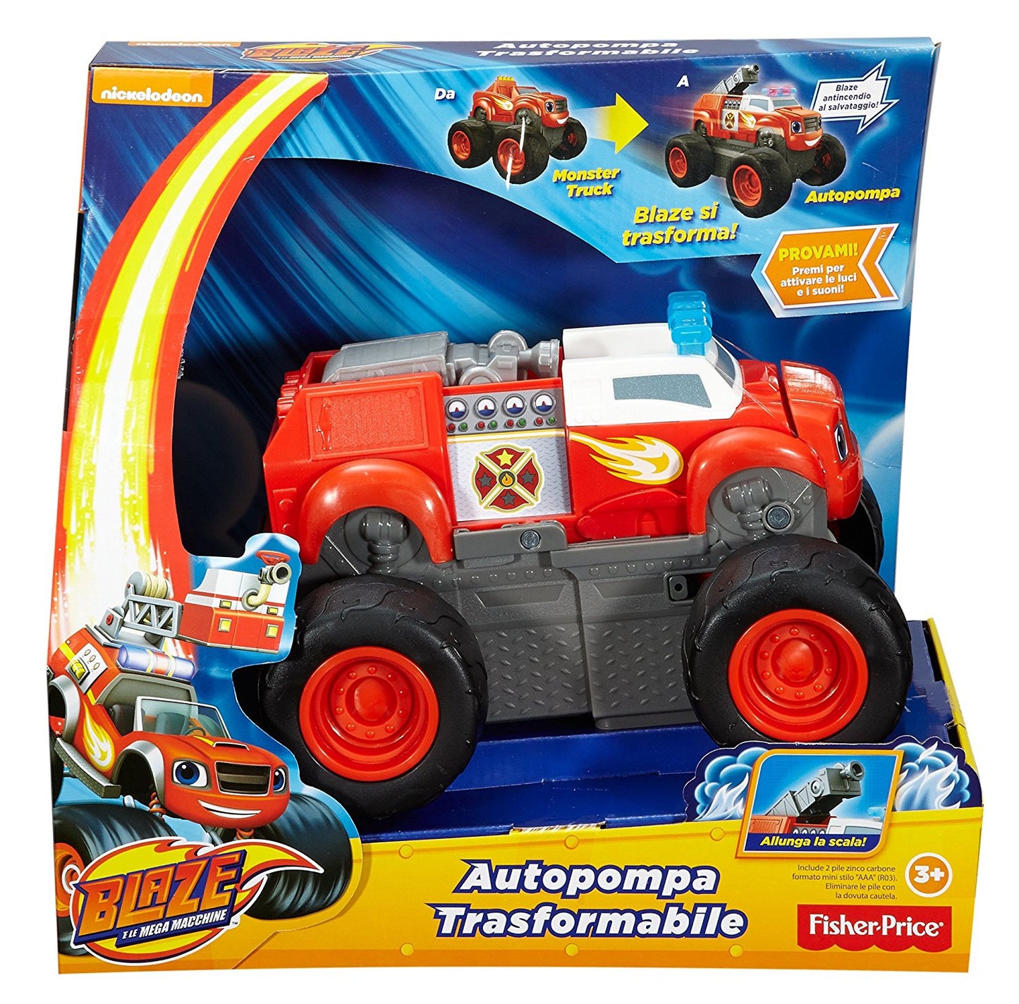 BLAZE AUTO DEI POMPIERI TRANSF.