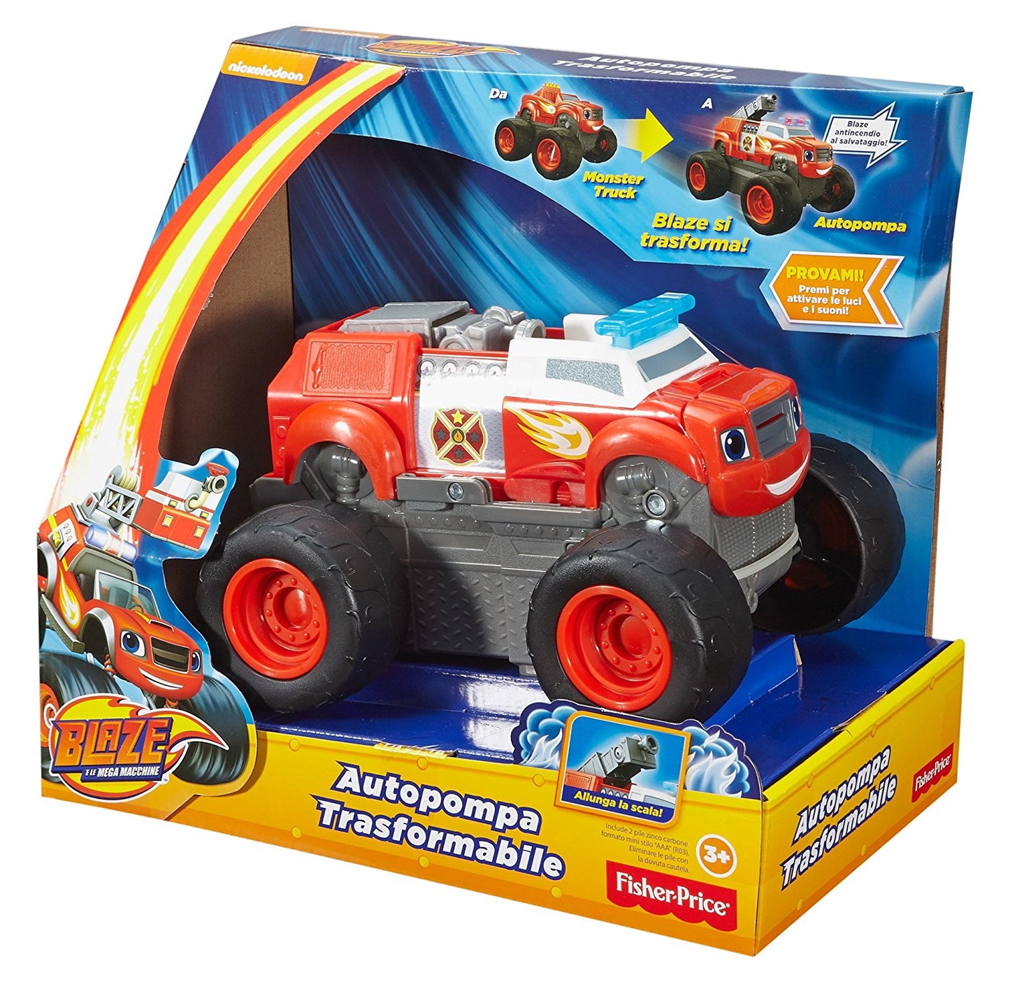 BLAZE AUTO DEI POMPIERI TRANSF.
