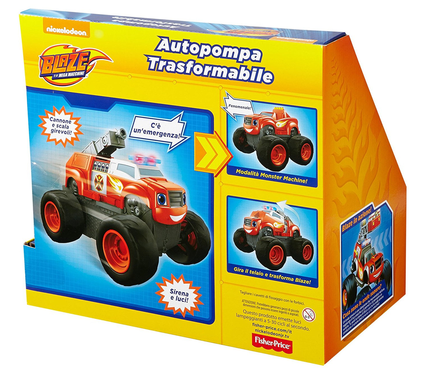 BLAZE AUTO DEI POMPIERI TRANSF.