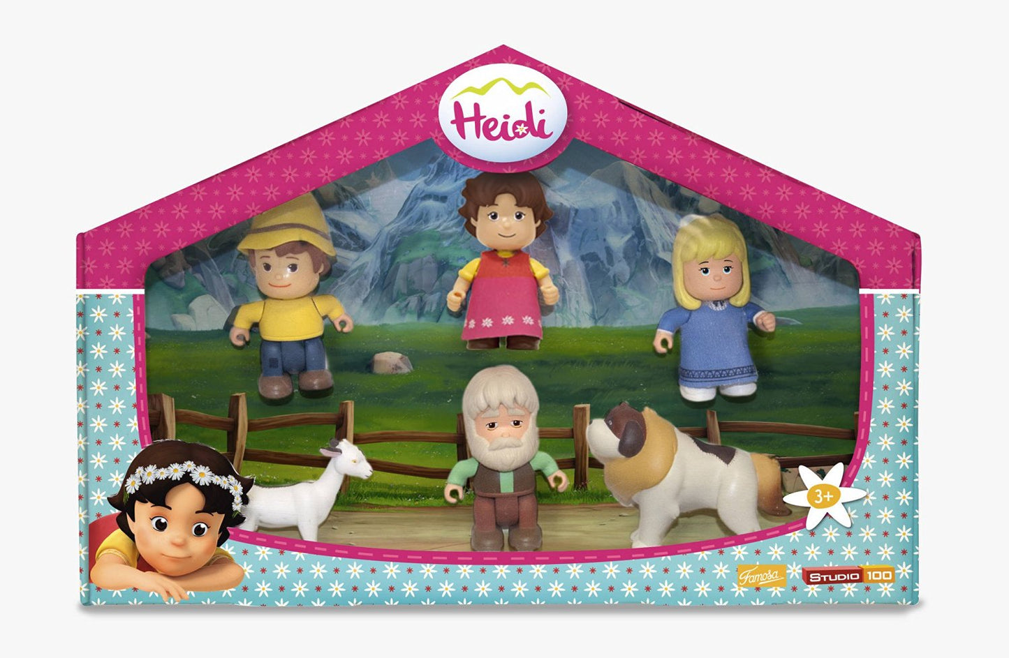 HEIDI 4 PERSONAGGI & 2 ANIMALI