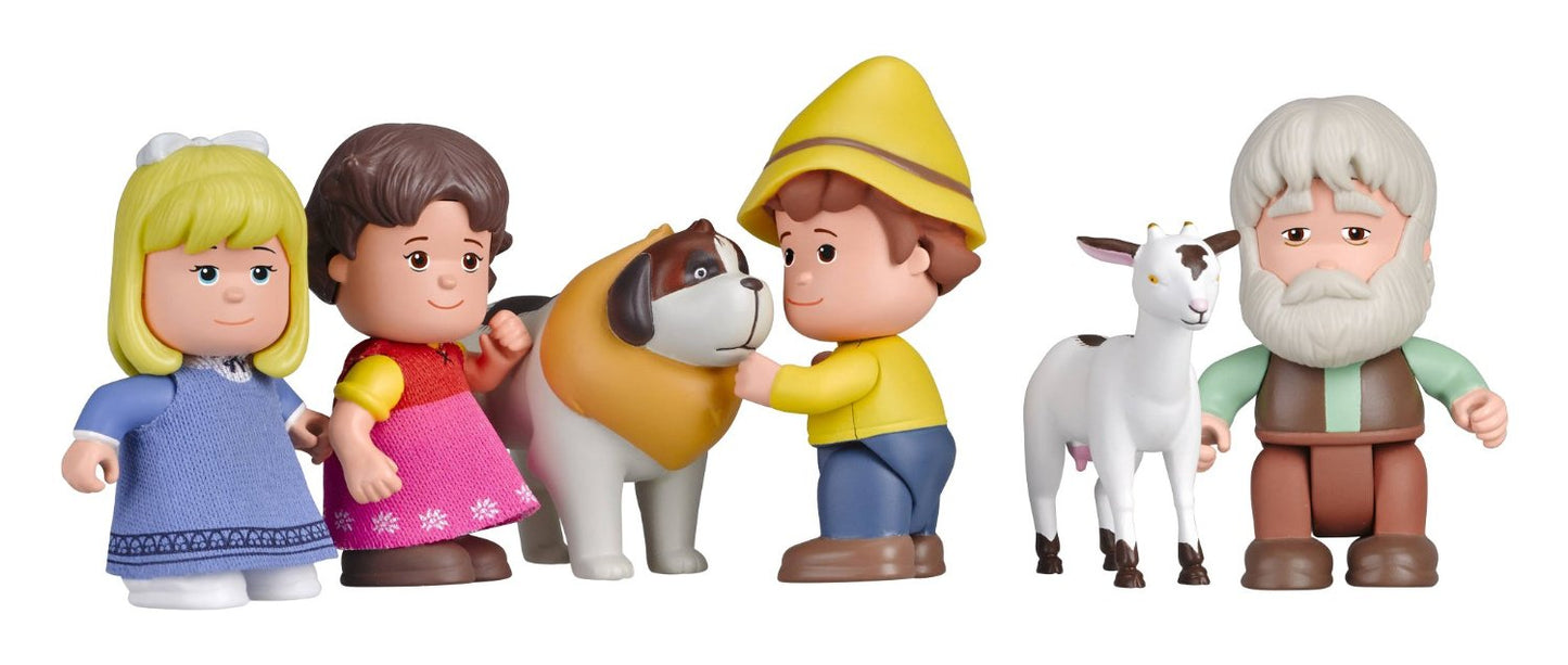 HEIDI 4 PERSONAGGI & 2 ANIMALI