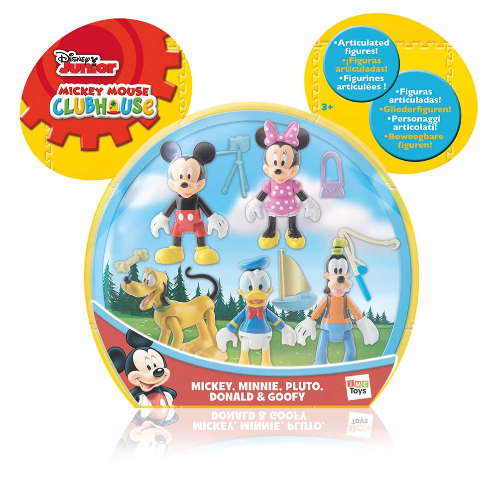 MMCH PACK 5PZ MICKEY, MINNIE, PLUTO
