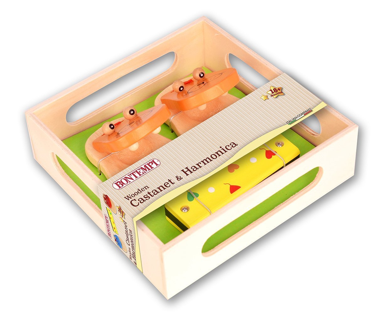 CASTAGNETTE E ARMONICA LEGNO