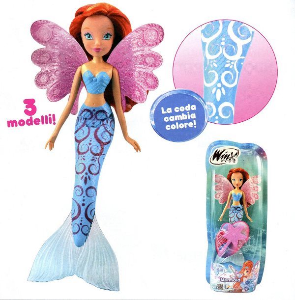 WINX FAIRY MERMAID CAMBIA COL.