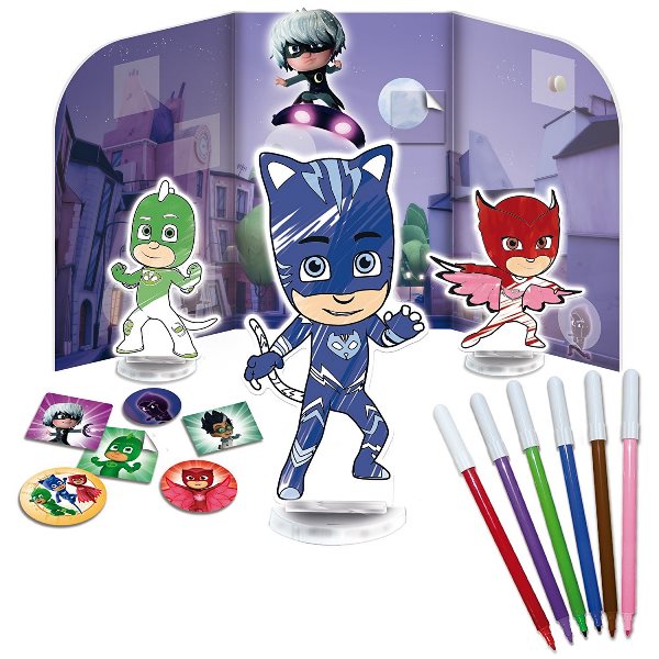 PJ MASKS COLORA IMPARA IN BOX N.1
