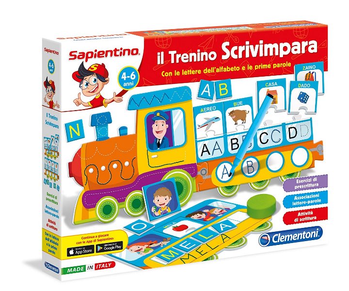 TRENINO SCRIVI E IMPARA