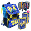ZAINO E ASTUCCIO TRIPLO MINIONS