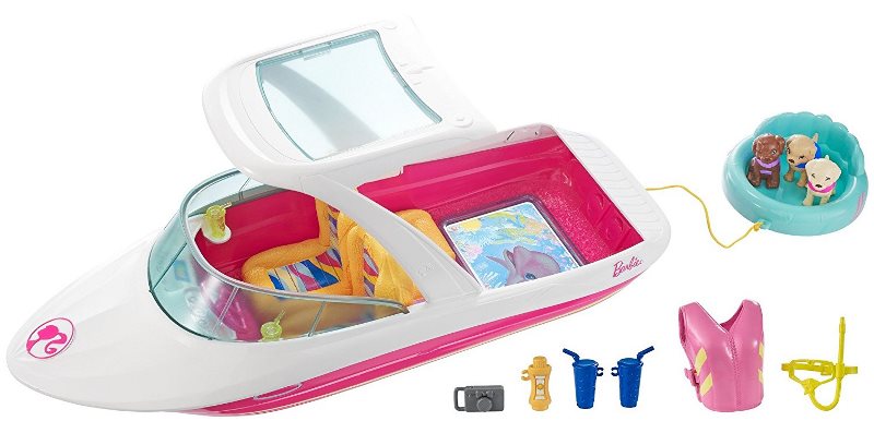 BARBIE MOTOSCAFO VISTA FONDALE