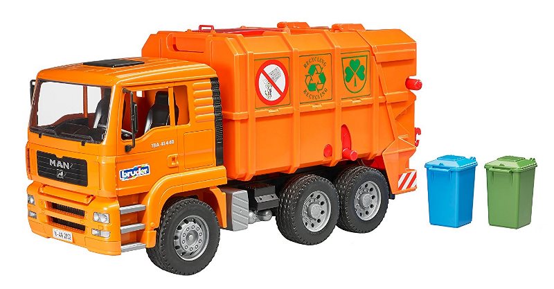 MAN TGA TRASPORTO RIFIUTI ARANCIONE