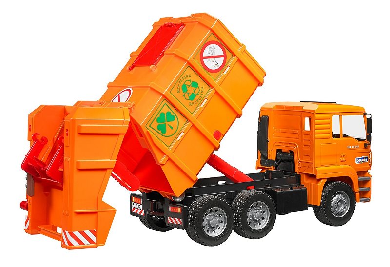 MAN TGA TRASPORTO RIFIUTI ARANCIONE