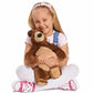 ORSO MASHA CM.43 C/GAMBE MOBILI