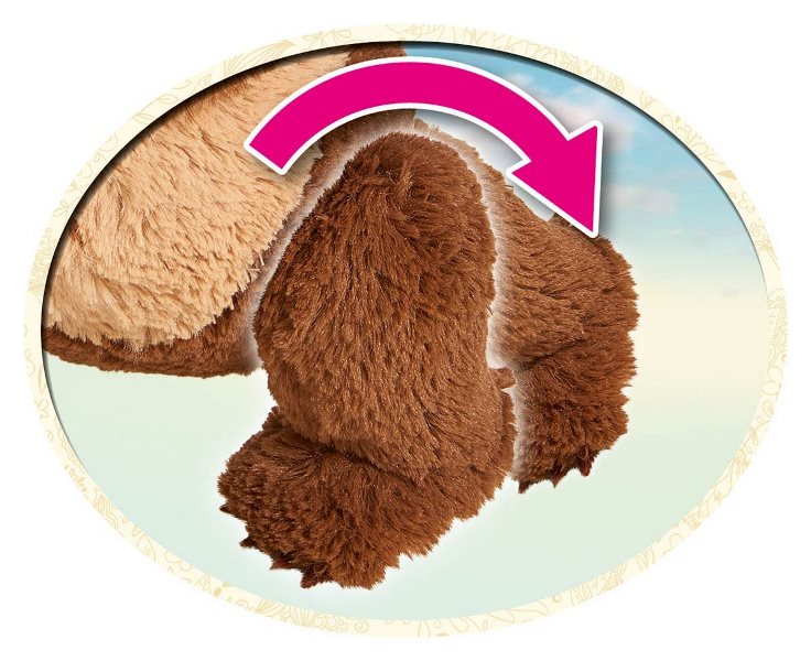 ORSO MASHA CM.43 C/GAMBE MOBILI