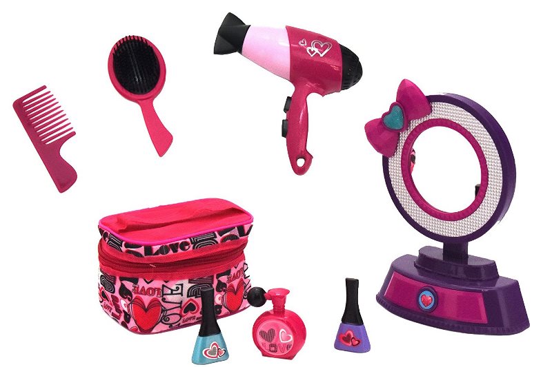 SET BELLEZZA C/ACCESSORI E SPECCHI.