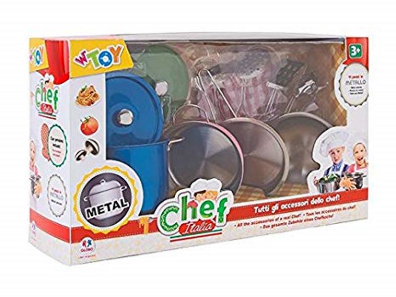 PENTOLE METALLO C/ACC.CUCINA 11PZ