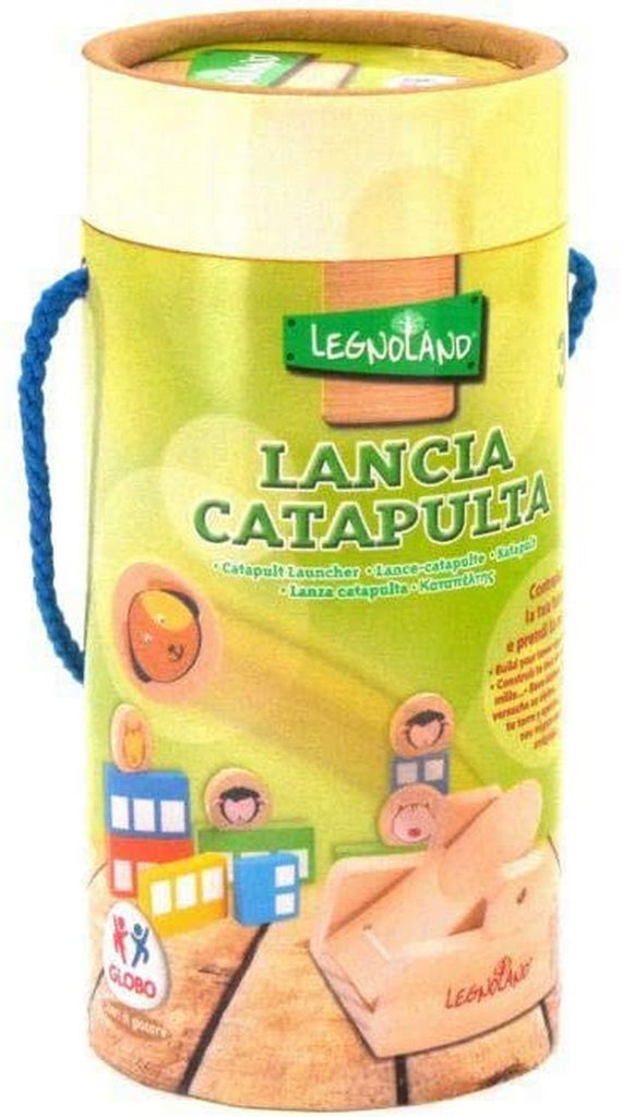 GIOCO MINI CATAPULTA IN LEGNO