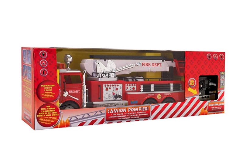 CAMION POMPIERI B/O FILOCOMANDO