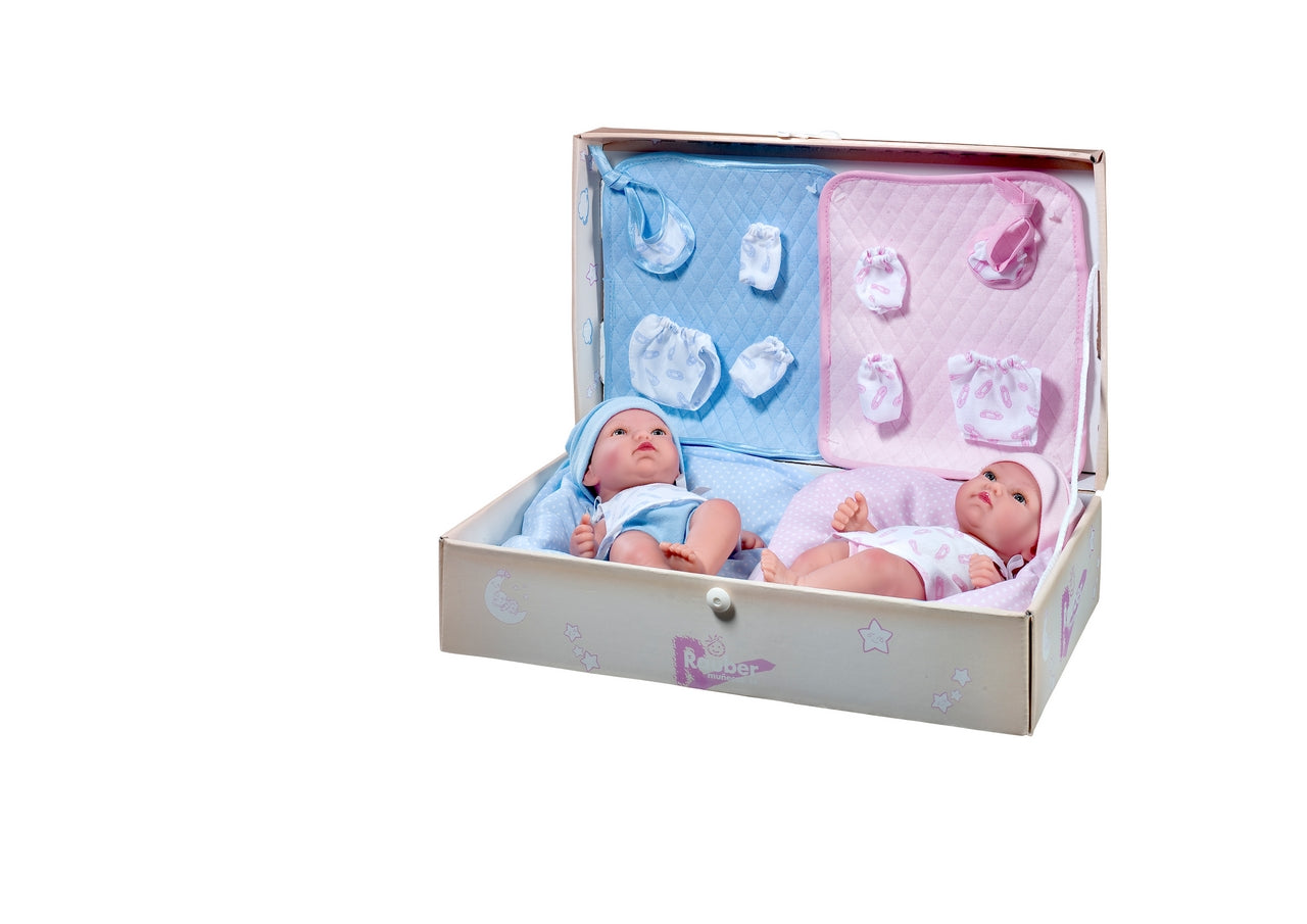 BAMBOLA NEONATO C/COPERTINA 25CM