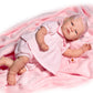 REBORN VALENTINA VESTITO ROSA 45CM