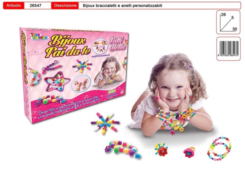 SET GIOIELLI FAI DA TE 128PZ