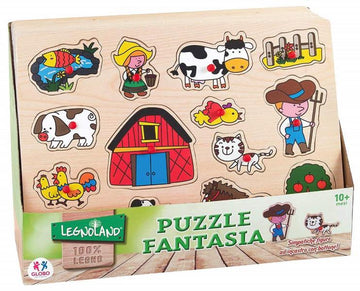 PUZZLE LEGNO C/PIOLI 40X30 12PZ