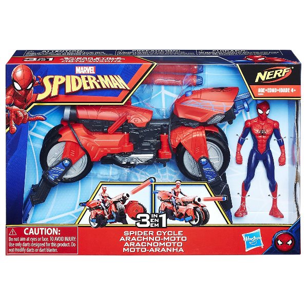 SPIDERMAN 3IN1 SPIDER CYCLE C/PERS.