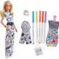 BARBIE CRAYOLA COLORA MODA