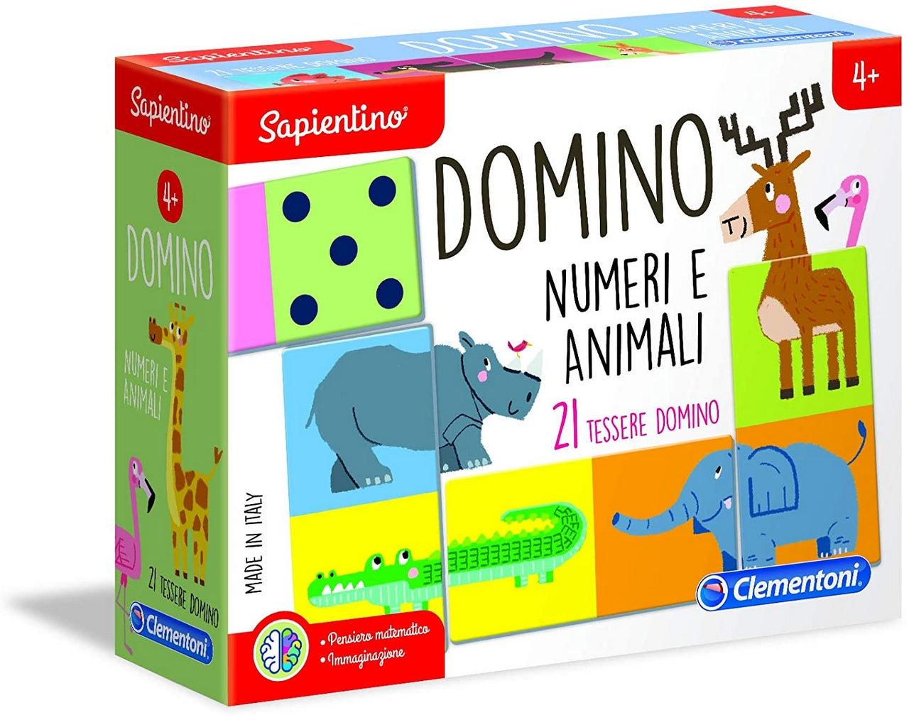 DOMINO ANIMALI E NUMERI