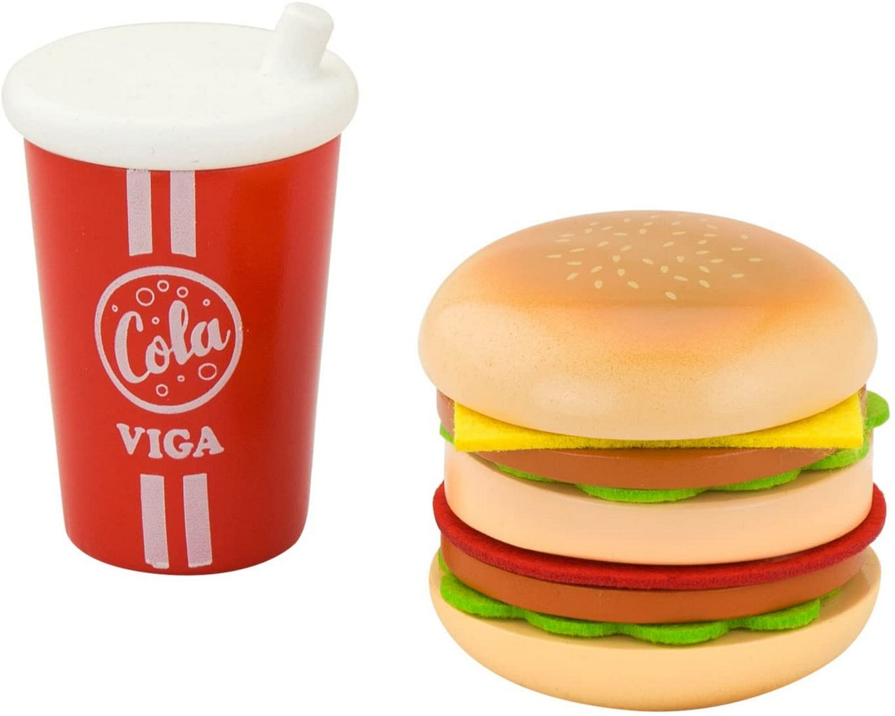 SET HAMBURGER LEGNO