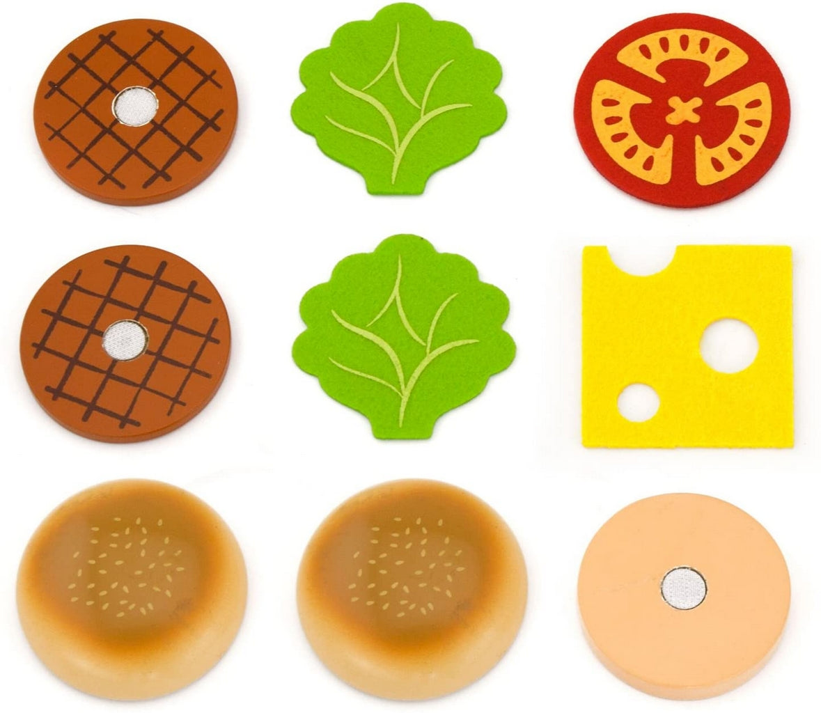 SET HAMBURGER LEGNO