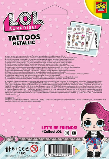 LOL TATOOS METALLIC