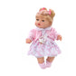BAMBOLA ROSA 28CM C/VOCE