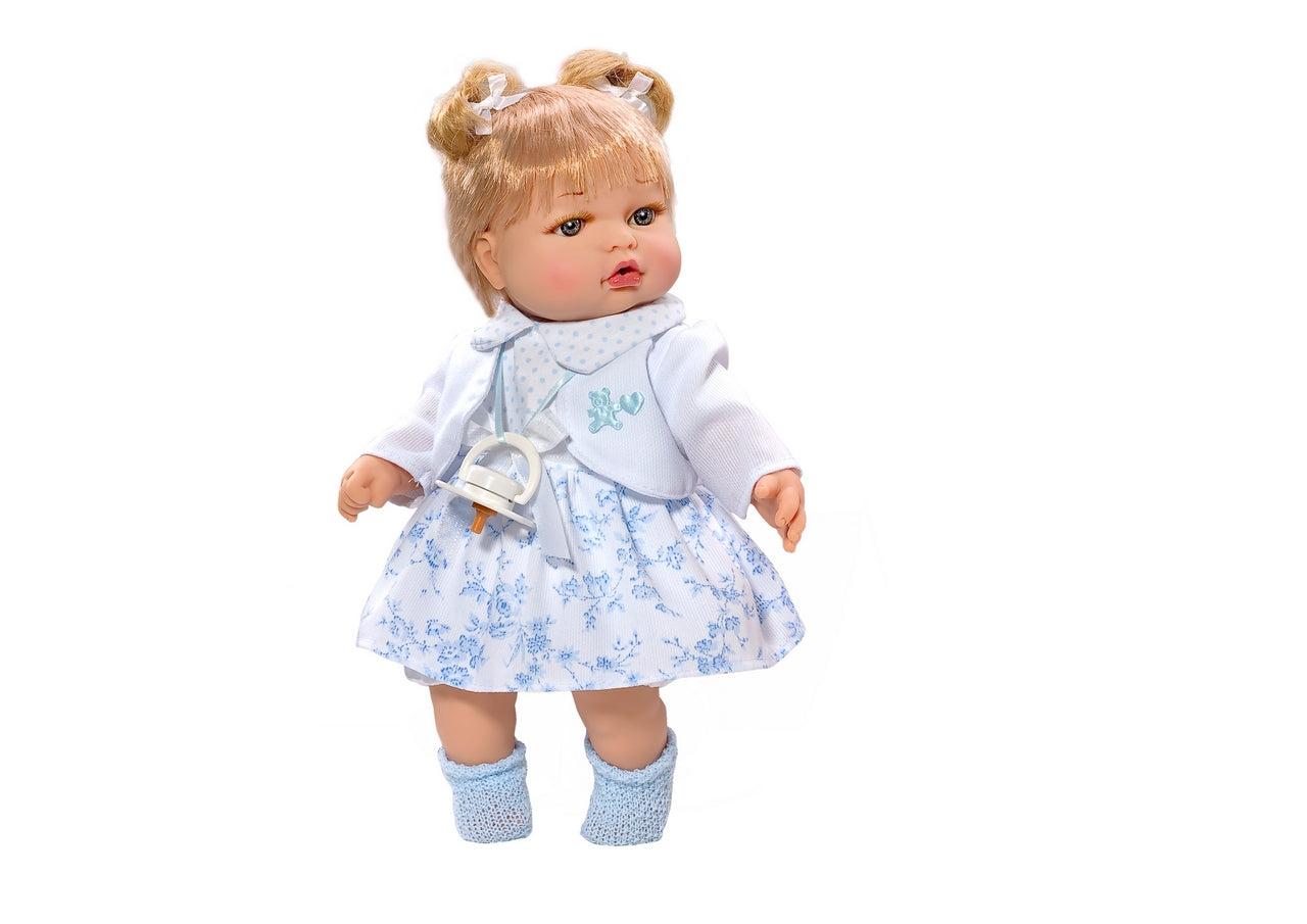 BAMBOLOTTO AZZURRO 28CM C/VOCE