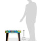 CALCETTO LEGNO C/GAMBE 69X37X69
