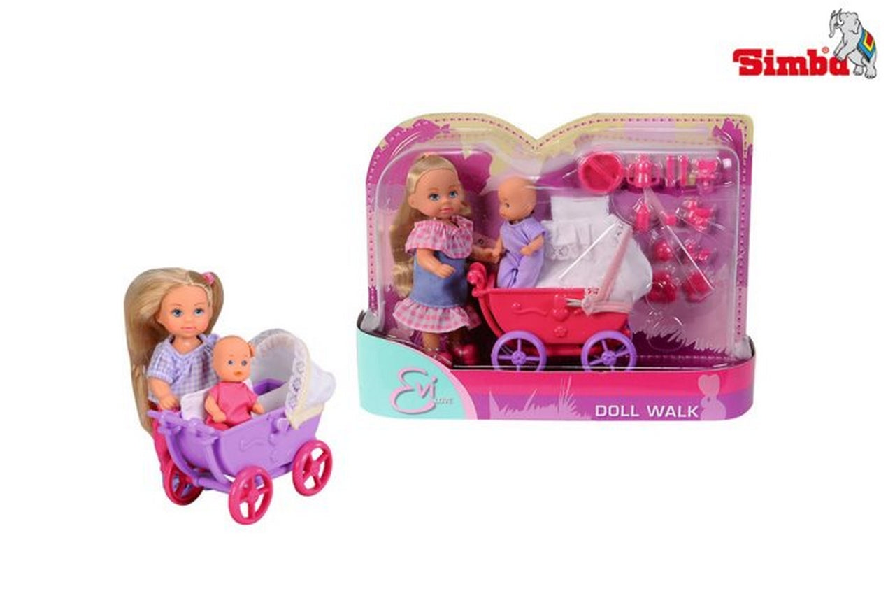 STEFFI EVI C/BEBE' IN CARROZZINA