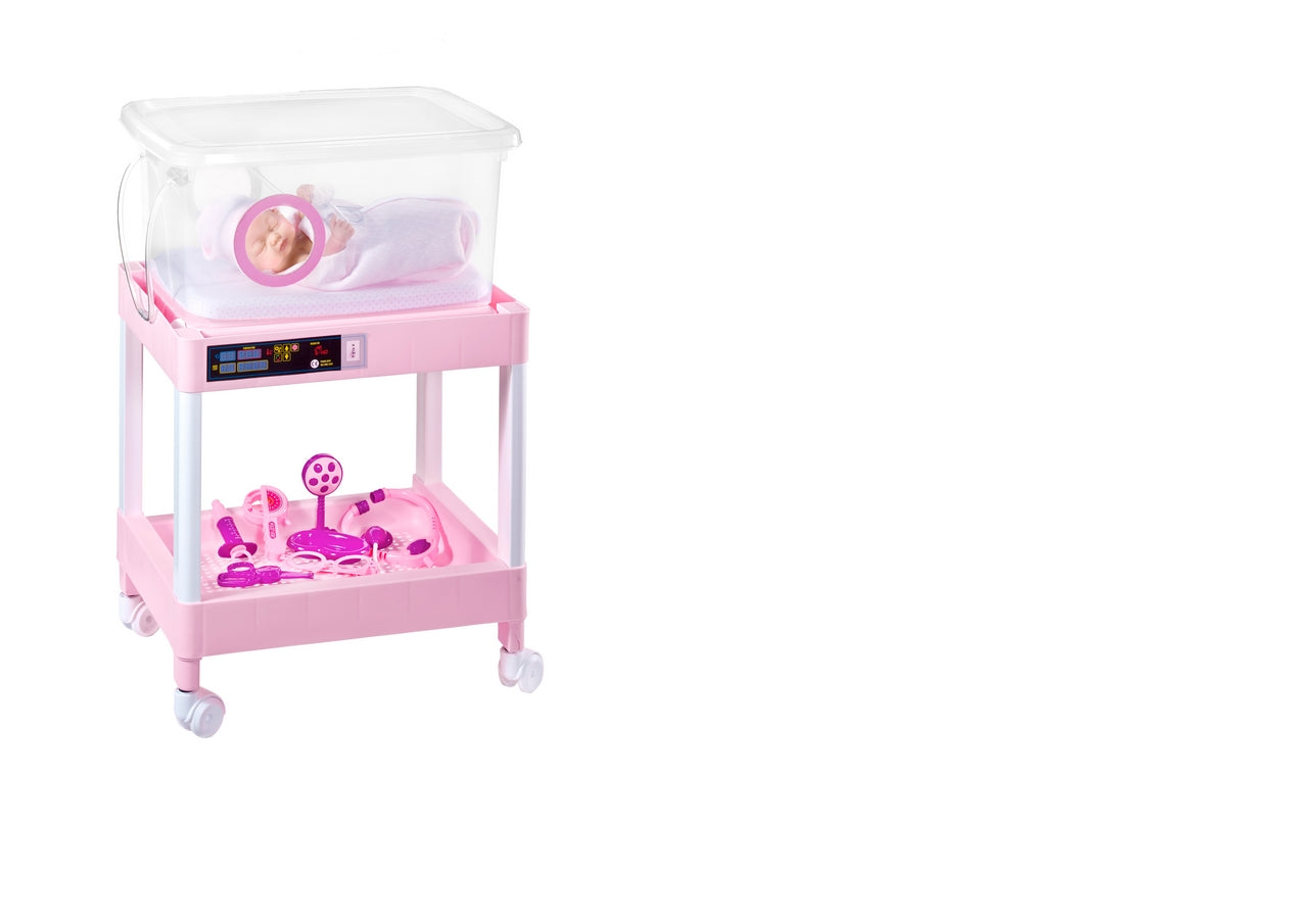 BAMBINA INCUBATRICE ROSA 25CM