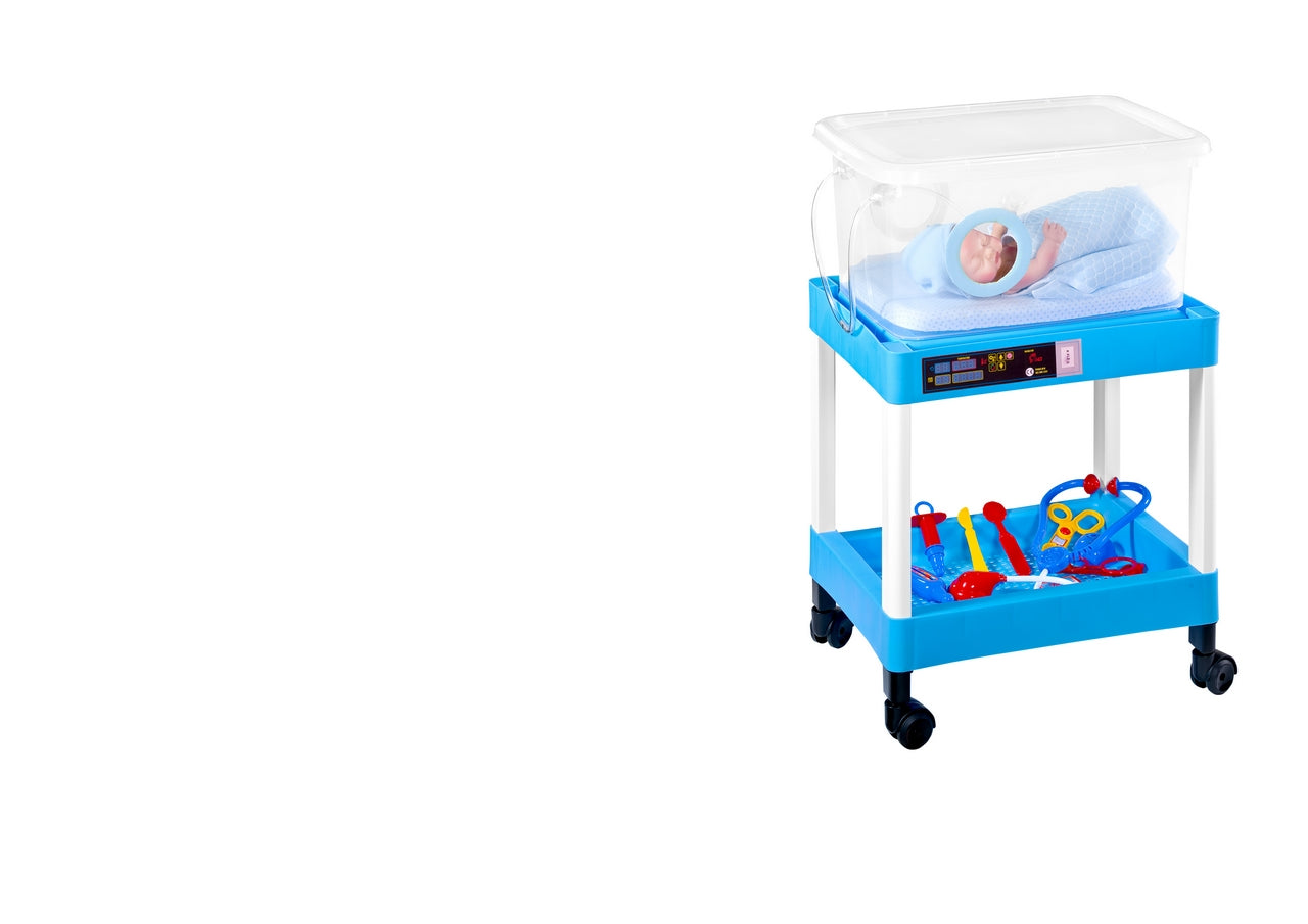BAMBINO INCUBATRICE AZZURRO 25CM
