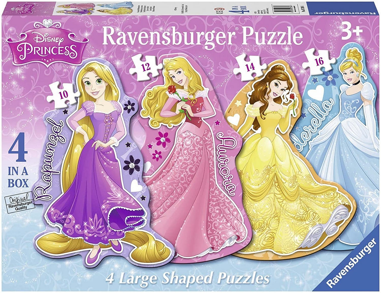 PUZZLE SHAPED 4 INA BOX PRINCIPESSE