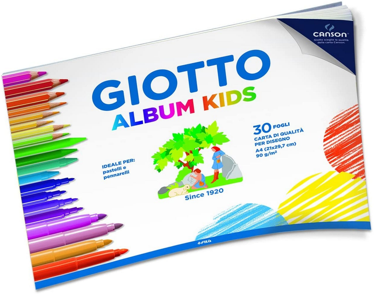 GIOTTO ALBUM DISEGNO A4 30 FG 90G.