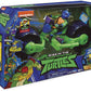 TURTLES RISE OFF MOTO C/PERSONAGGIO
