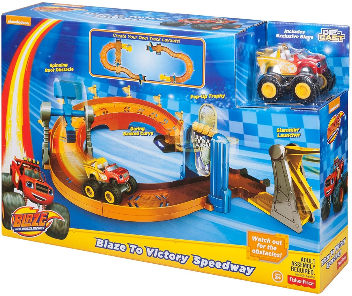 BLAZE PISTA PLAYSET