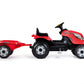TRATTORE FARMER XL ROSSO C/RIMORCHI